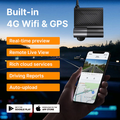 4G Cloud Dashcam Driving Recorder &  24/7 Guardian